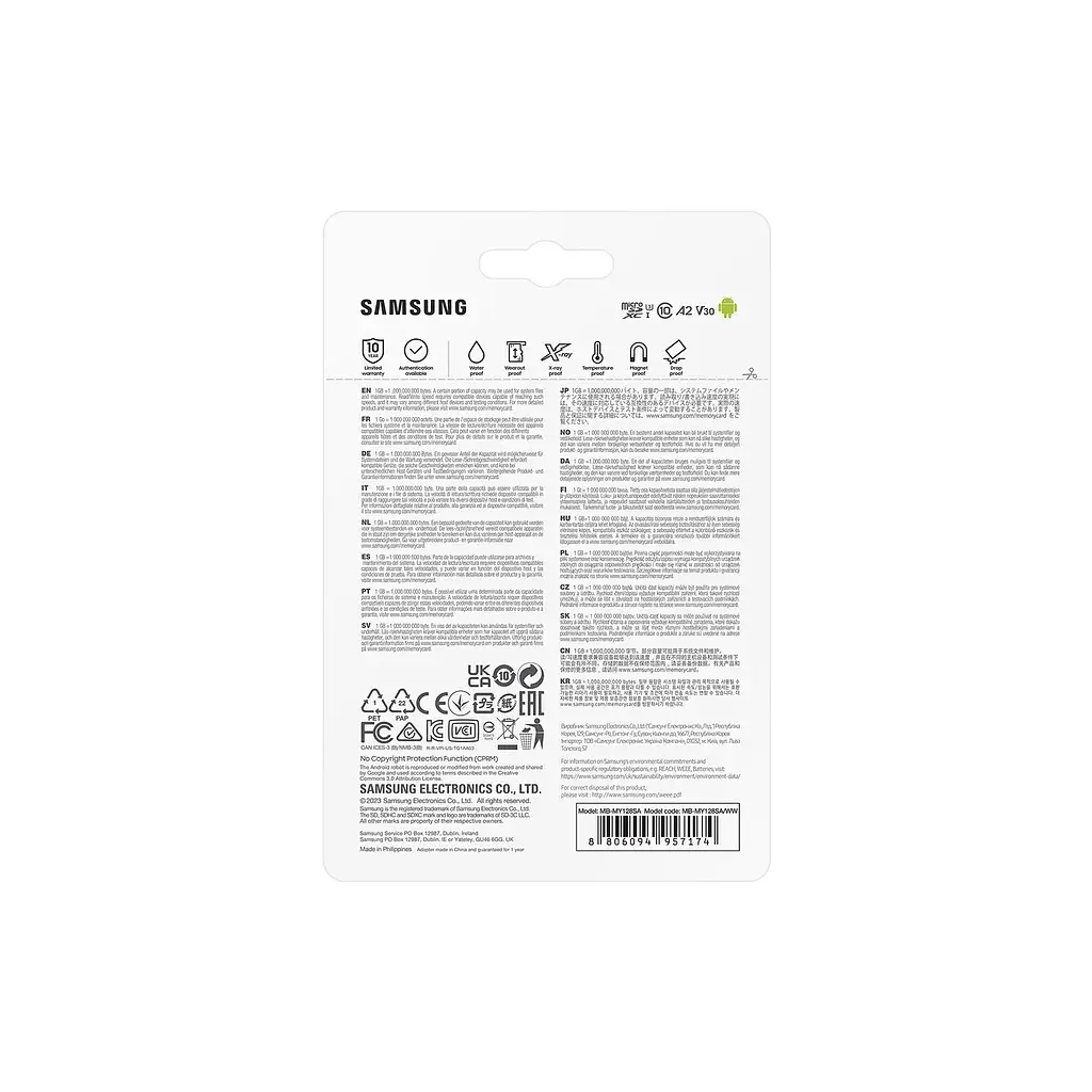 Карта пам'яті Samsung 256GB microSDXC class 10 UHS-I U3 V30 Pro Endurance (MB-MJ256KA/EU) - фото 9