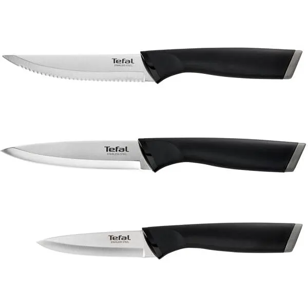 Набор ножей Tefal Essential 3шт. черный (K2219455) - фото 2