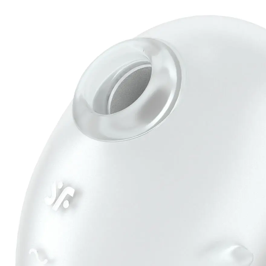 Вакуумний кліторальний стимулятор із вібрацією Satisfyer Cutie Ghost White Satisfyer SX0573 99366 - фото 4