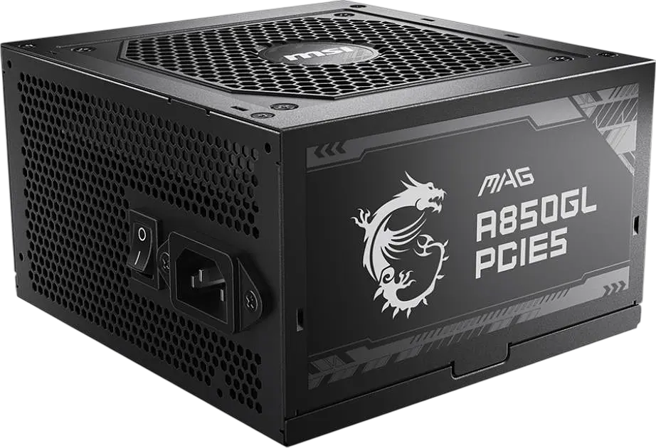 Блок живлення MSI MAG A850GLS PCIE5 850W 80+ Gold - фото 2
