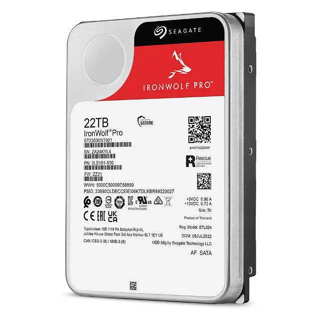 Жесткий диск Seagate IronWolf Pro 22 TB (ST22000NT001) - фото 5