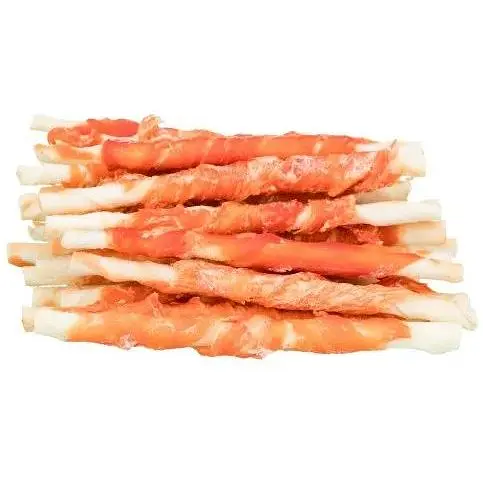 Ласощі для собак Trixie Denta Fun Chewing Rolls Паличка для чищення зубів з куркою 12 см 240 г 30 шт. - фото 5