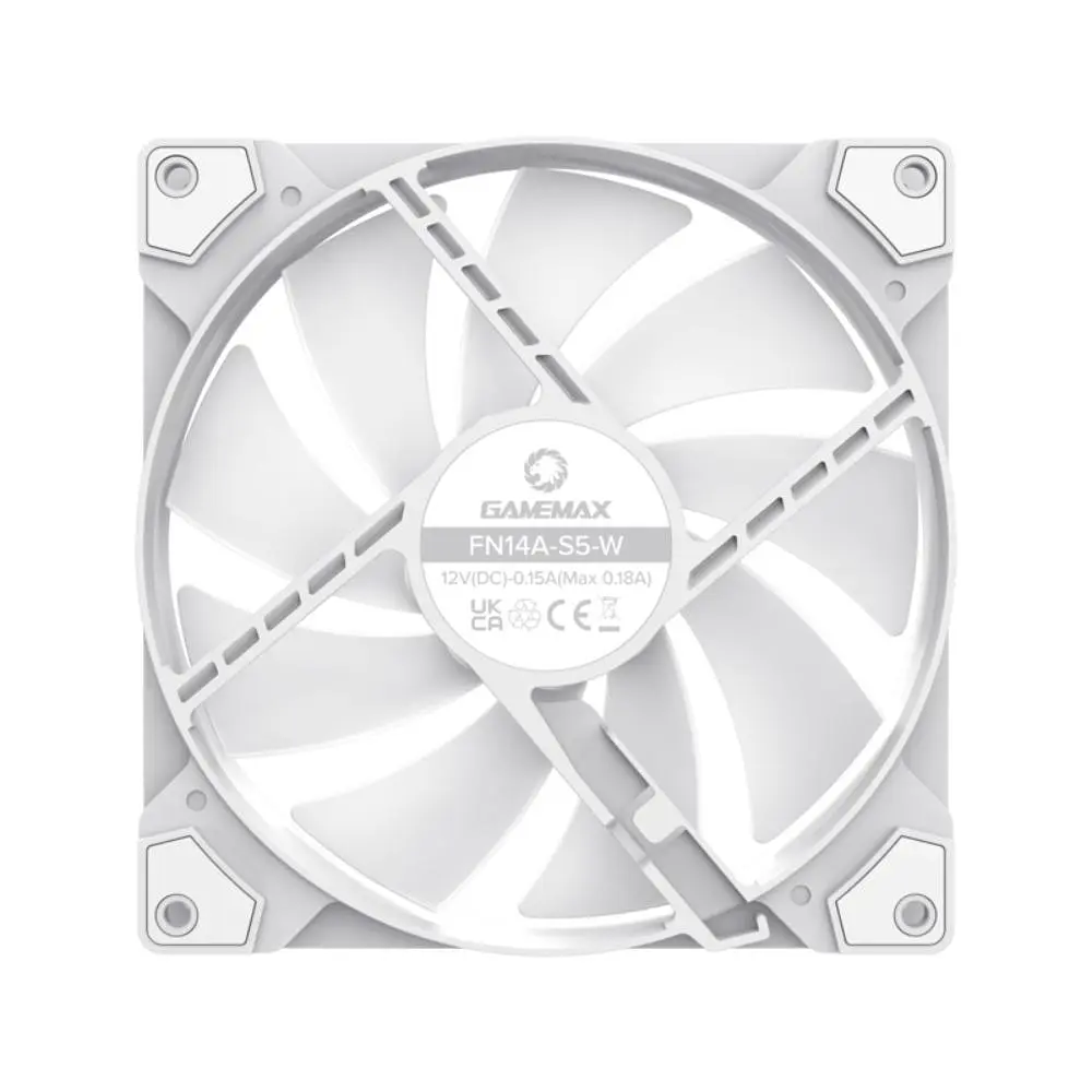 Вентилятор GameMax FN14A-S5-W White (FN14A-S5-W) - фото 6