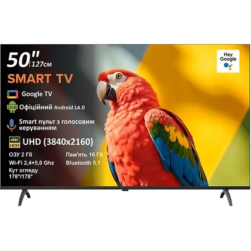 LED-телевізор PRIME Technics PT 50U16SG14FR - фото 3
