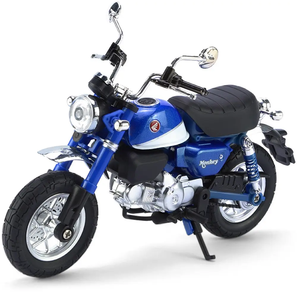 Модель мотоцикла Honda Monkey 125 (1:12), метал, гумові колеса, звукові та світлові ефекти TK Group