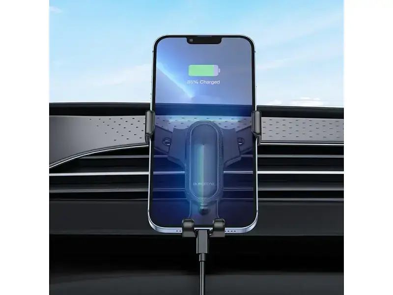 Автомобільний тримач для смартфона Borofone BH74 In-car Holder Black (6974443386844) - фото 5