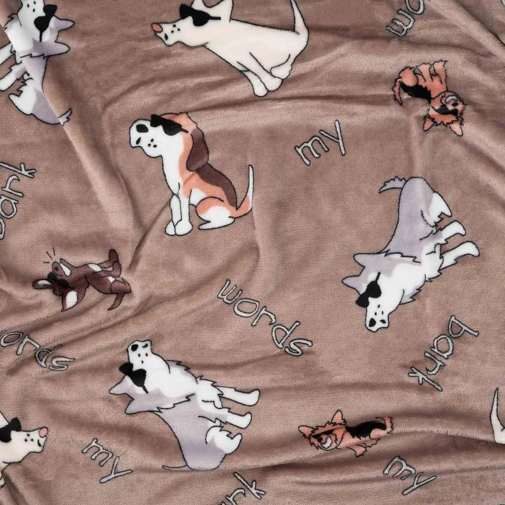 Плед Ardesto Flannel 160 х 200 см 100% поліестер песики в окулярах (ART0129PB) - фото 3