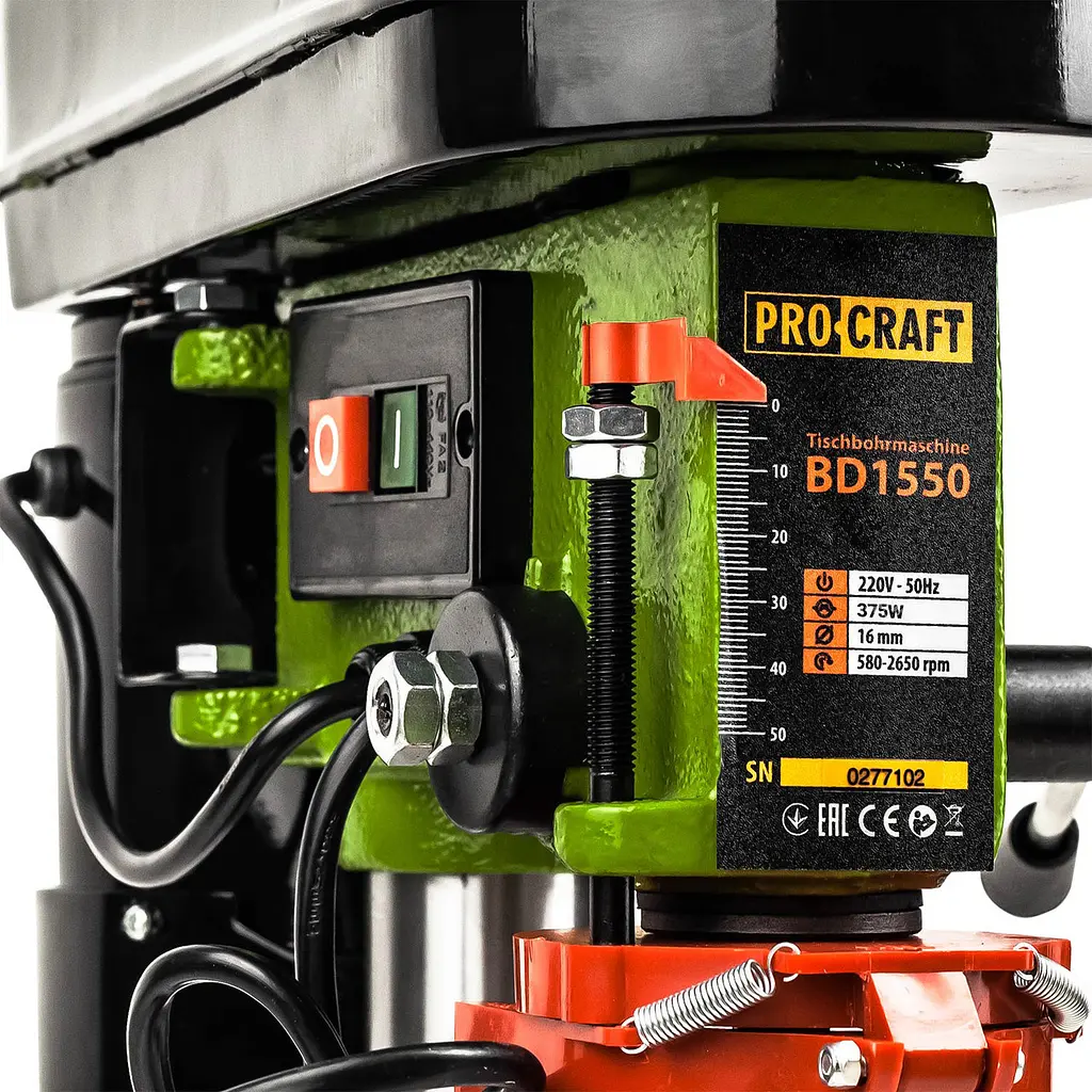Свердлильний верстат Procraft BD1550 - фото 5