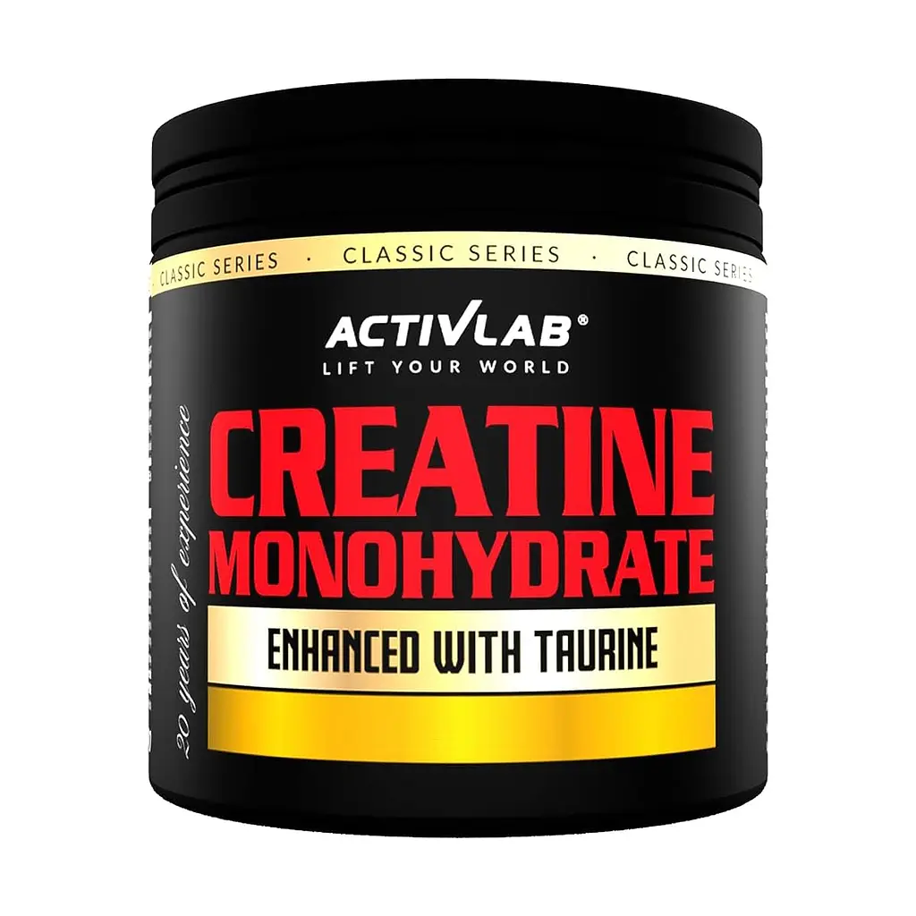 Креатин Classic Series Creatine Monohydrate with Taurine, 300 грам Чорна смородина ActivLab fit0023457