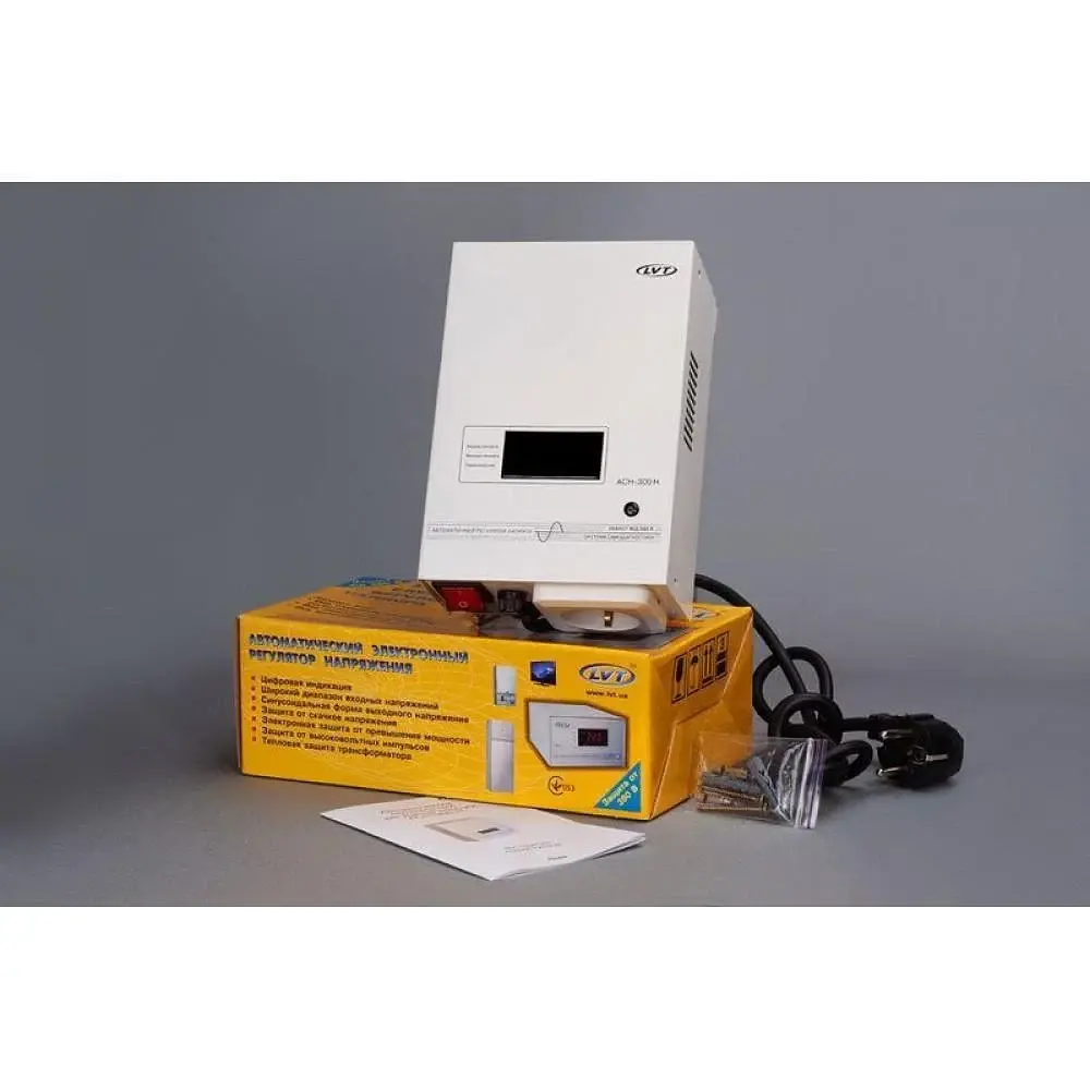 Стабілізатор напруги LVT АСН-350 С симісторний 350 Вт 30412 - фото 4
