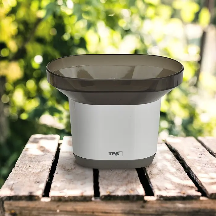 Датчик количества осадков TFA «VIEW» для метеостанций белый 134х180x120 мм (30380202) - фото 2