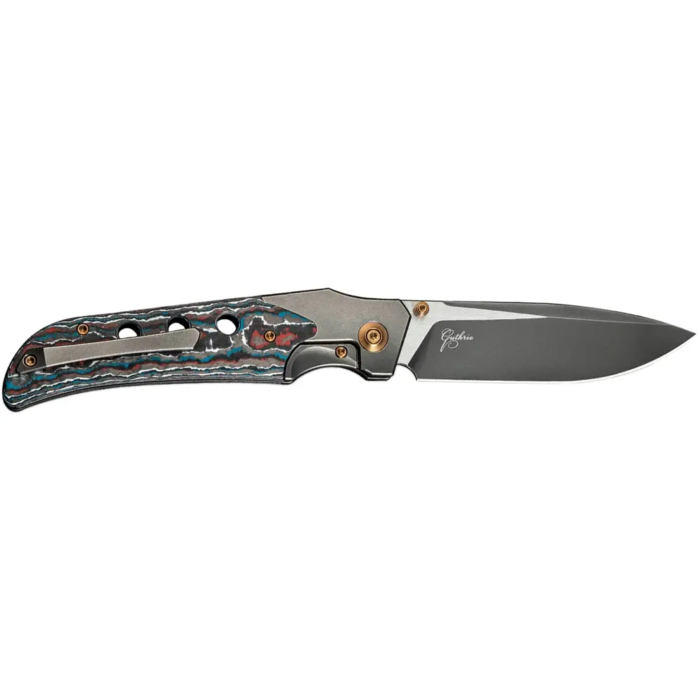 Ніж Weknife WE-Guthrie Titanium Gray Nebula CF - фото 2