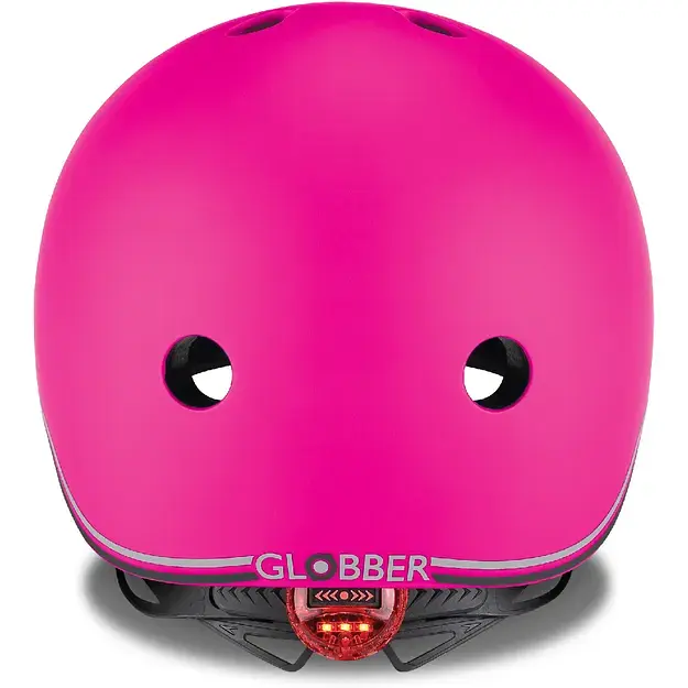 Захисний шолом Globber Evo Lights з ліхтариком рожевий (506-110) - фото 3
