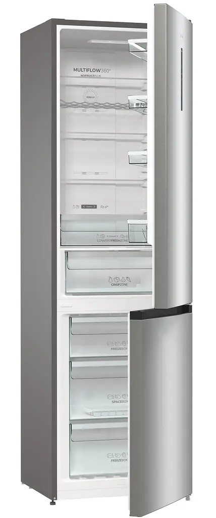 Холодильник Gorenje 200х60х60см 2 двері 235(96) л А+ NF+ Сірий (NRK620FAXL4) - фото 4