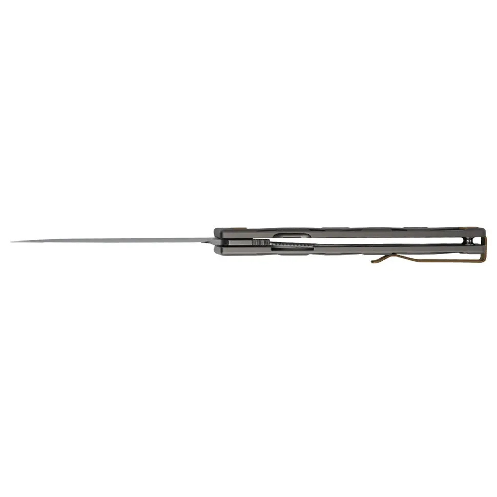 Ніж складаний туристичний Ruike P878-AK, (8.7 см) 14C28N/6063Aluminum сірий - фото 8