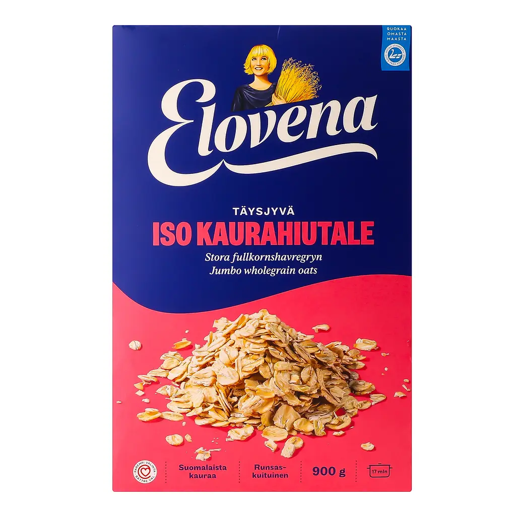 Уценка. Овсяные хлопья Elovena Финский Геркулес 900 г - фото 2