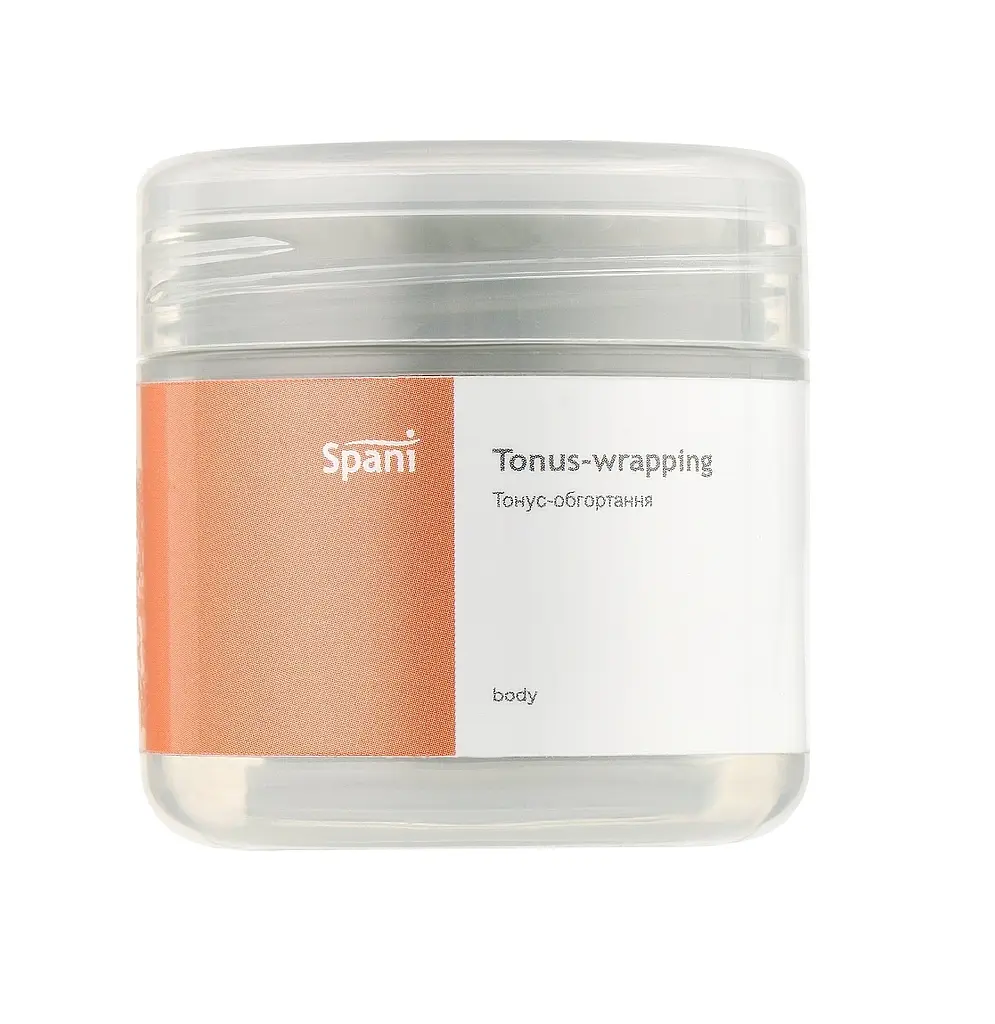 Холодне тонус-обгортання для тіла з м'ятою та спіруліною Tonus Wrapping with Mint and Spirulina Spani 350 мл