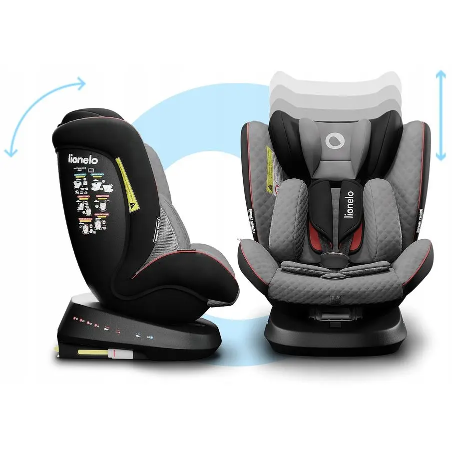 Автокресло Lionelo Bastiaan One 0-36 кг Stone Black - фото 8