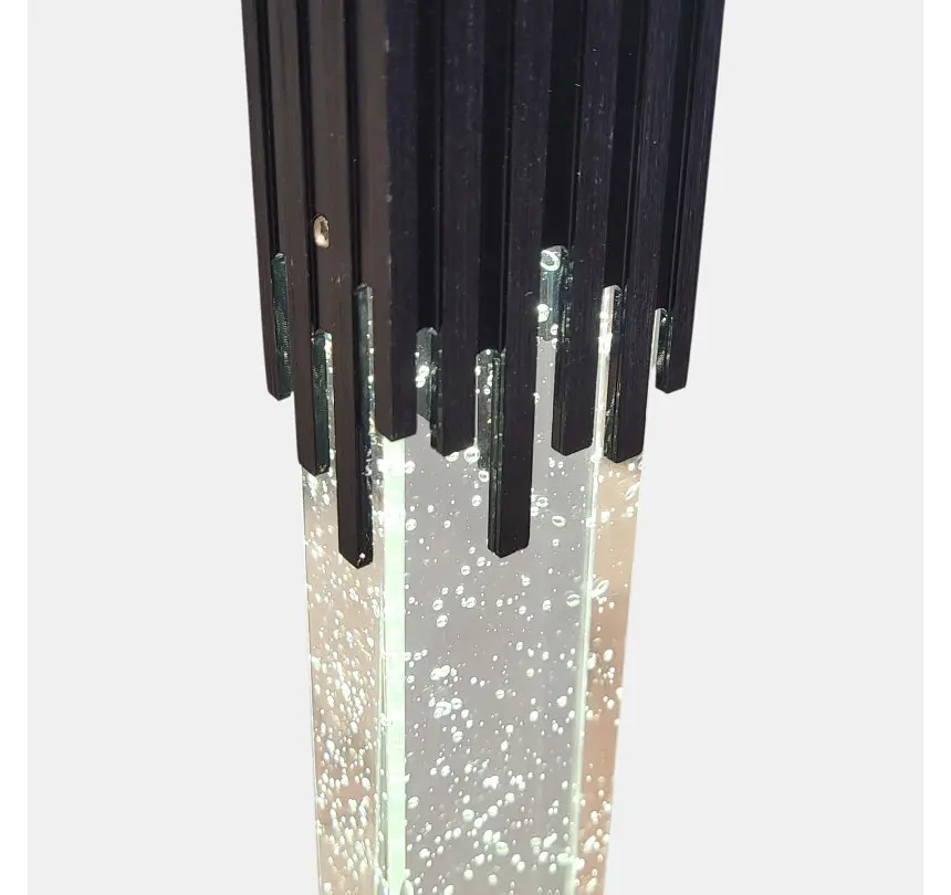 Світлодіодний підвіс Artlight 2006/1BK з бульбашковим склом, чорний, 5 Вт - фото 6