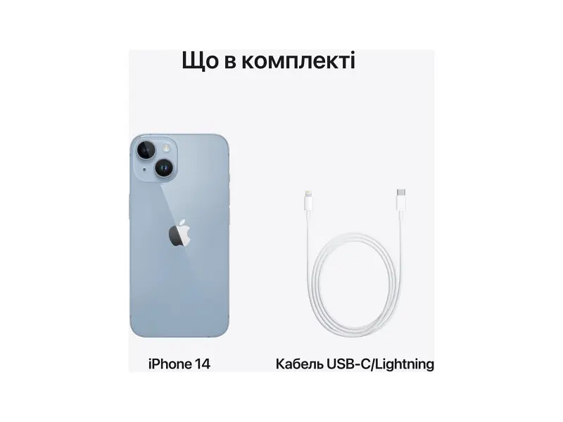 Смартфон Apple IPhone 14 256GB Blue (MPWP3) - фото 5
