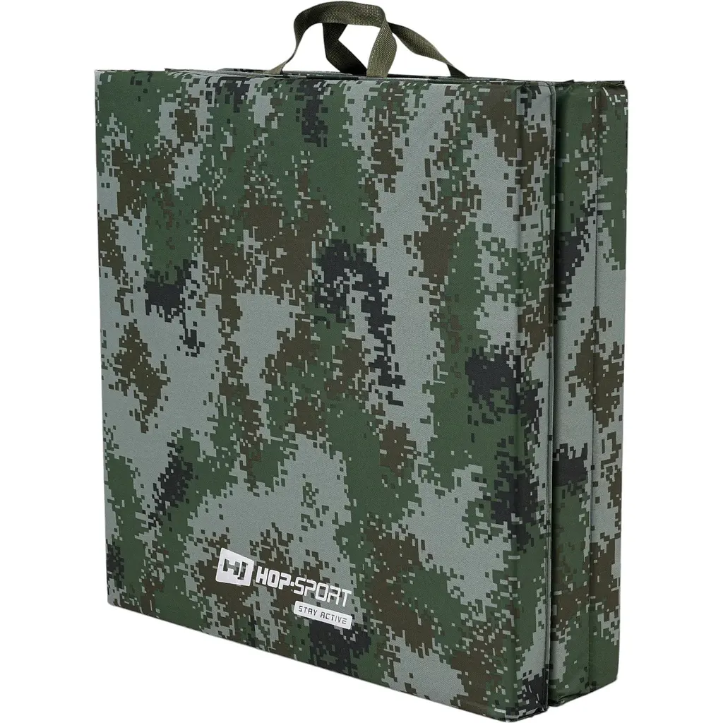 Мат гімнастичний Hop-Sport HS-065FM 5 см твердий хакі - фото 4