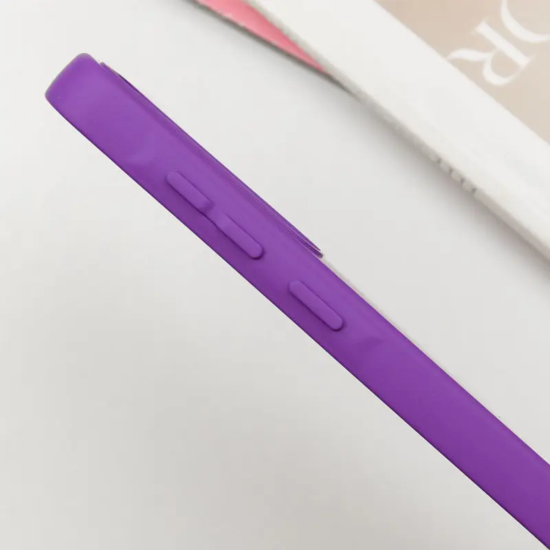 Чохол TPU Getman Liquid Silk Full Camera для Samsung Galaxy S24 FE Фіолетовий / Purple - фото 4