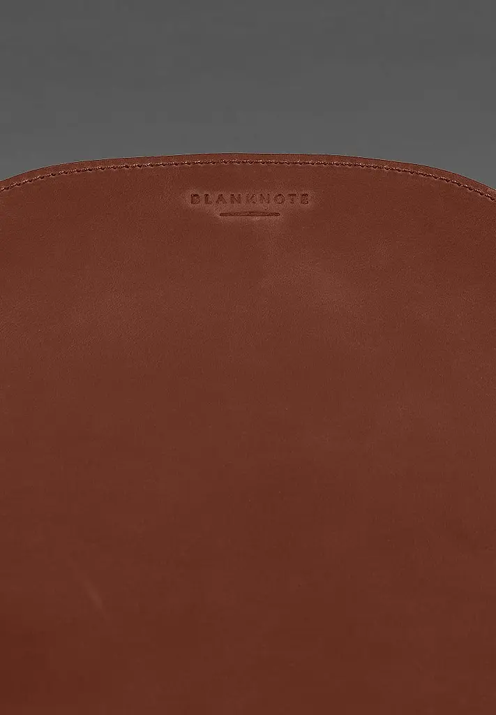 Коврик для мышки "Грушка" из натуральной кожи светло-коричневый Crazy Horse - фото 6