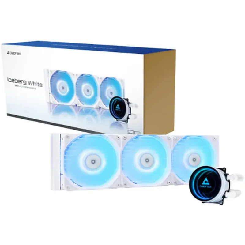 Система рідинного охолодження Chieftec Iceberg 360 ARGB WHITE (CLC-360-RGB-W) - фото 3