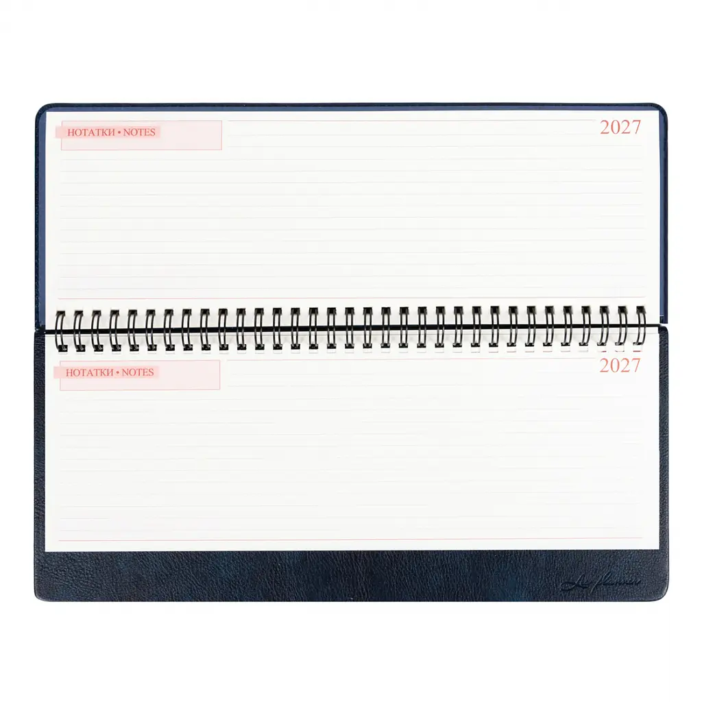 Планінг-щотижневик настільний Leo Planner 2027 Persona 30х14 см 128 сторінок синій (252743) - фото 8