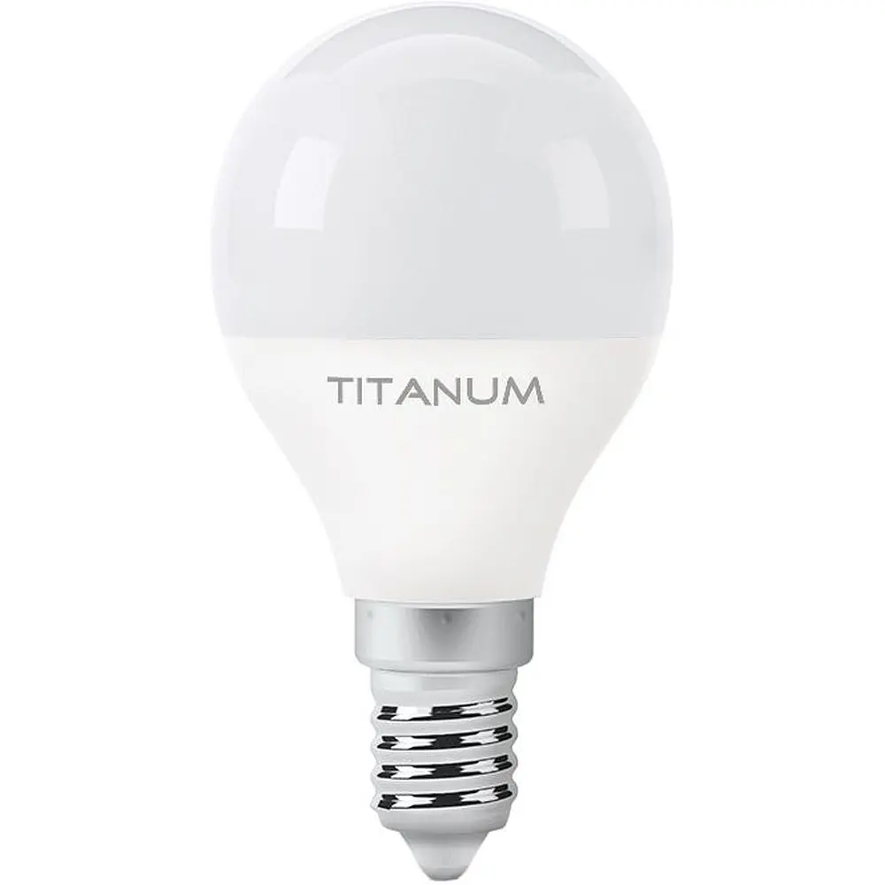 LED лампа Titanum G45 6W E14 3000K (TLG4506143) - фото 2