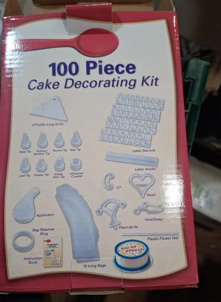 Набір для прикрашання та декорування тортів Cake Decorator 100 предметів, Kitchen Master Білий 86392 - фото 7