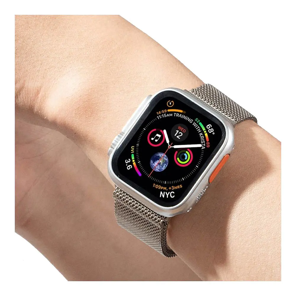 Ремінець Universal Milanese Clasp Apple Watch 49/Watch 45/Watch 44/Watch 42mm Silver (37201_3610722) - фото 3