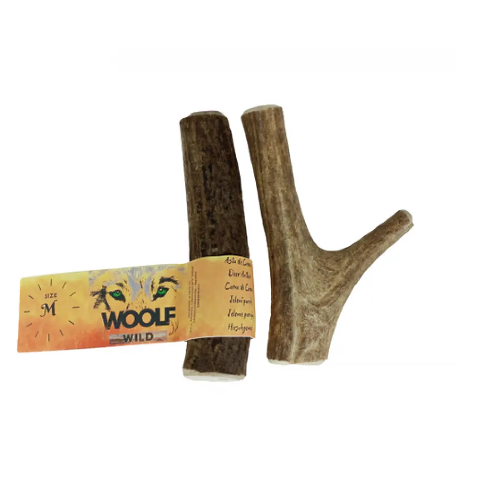 Оленячі роги дикого оленя для собак L WOOLF WILD zoo0006030 - фото 4