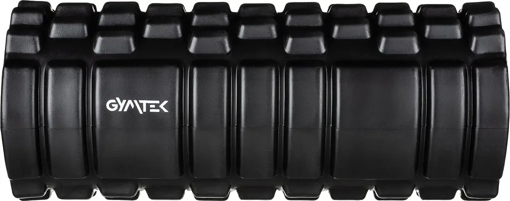 Масажний ролик Gymtek для йоги та фітнесу EVA 33*14см чорний - фото 5