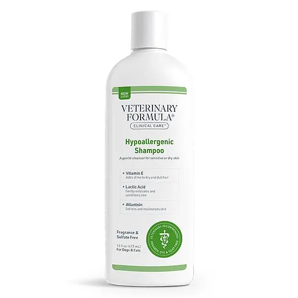 Шампунь для собак та котів Veterinary Formula Clinical Care Hypoallergenic Гіпоалергенний для тварин з алергією або чутливою шкірою 473 мл (01820)