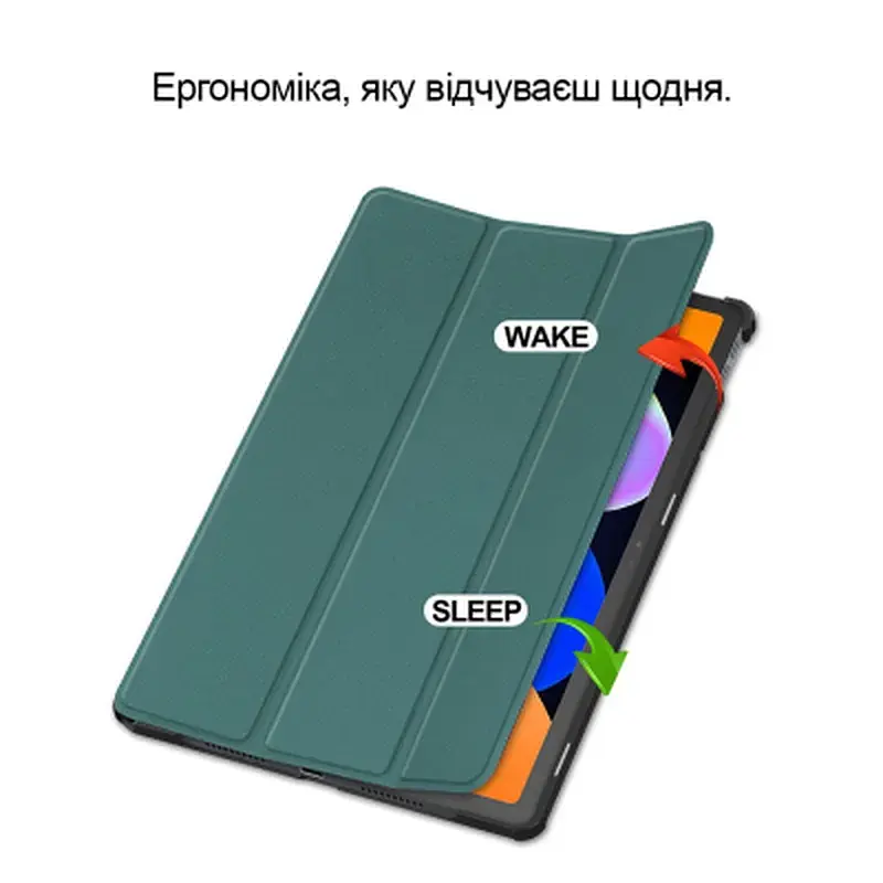 Чохол до планшета BeCover Smart Case Lenovo Idea Tab/K11 (2nd Gen) TB336/Xiaoxin Pad (2025) 11" Dark Green (714097) - фото 7