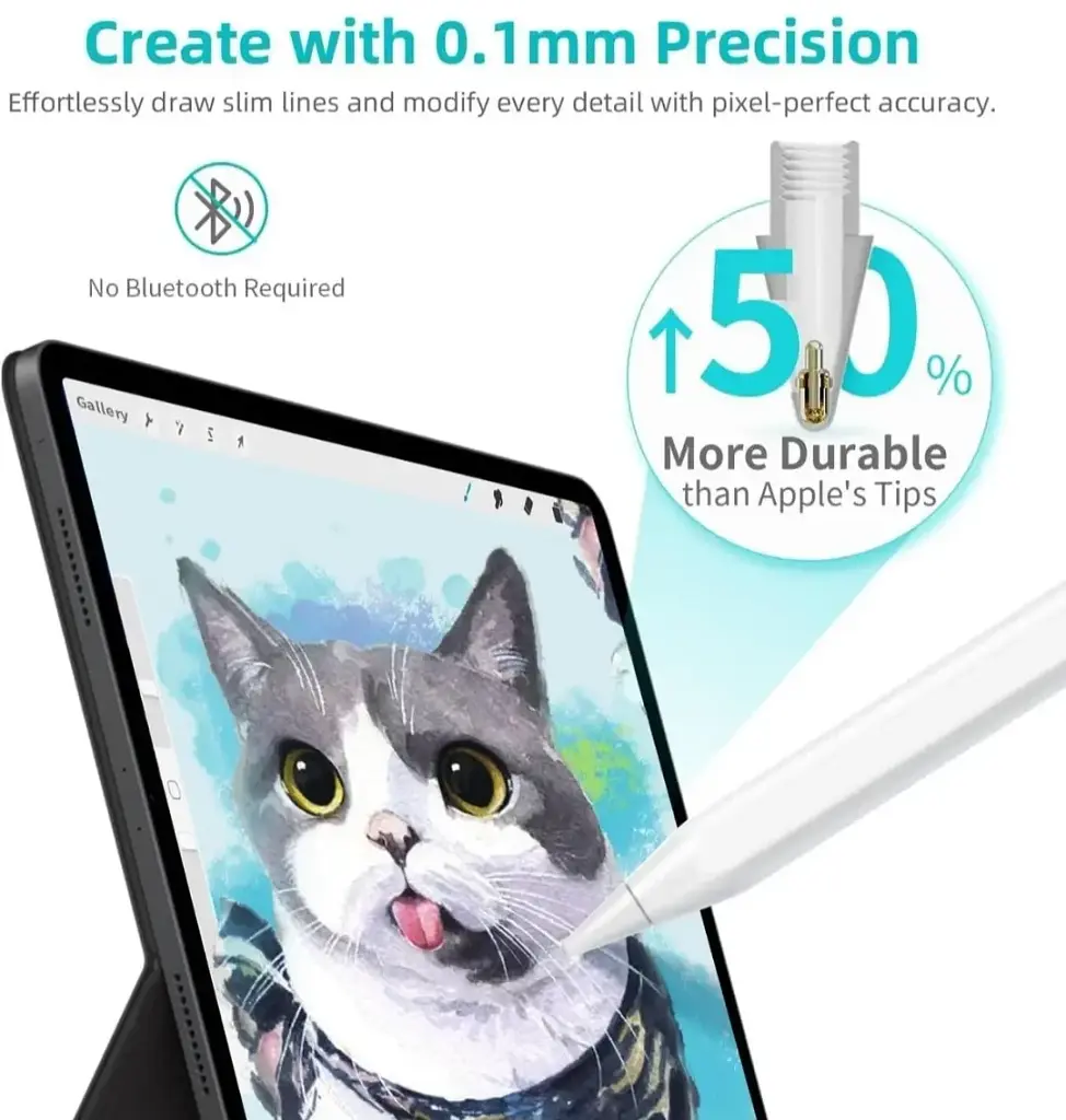 Стилус Metapen Pencil A8 для Apple iPad зі швидкою зарядкою - фото 5