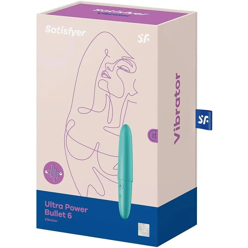 Мінівібратор Satisfyer Ultra Power Bullet 6 Бірюзовий - фото 7