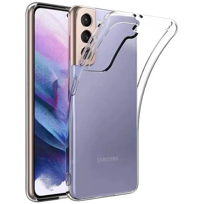 TPU чохол Epic Transparent 1,5mm Full Camera для Samsung Galaxy S21 FE Безбарвний (прозорий) - фото 1
