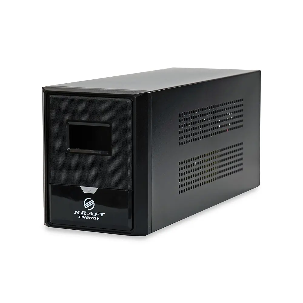 Джерело безперебійного живлення Kraft KRF-B1000VA/600W(LCD)24V UPS під зовнішній акумулятор (42-00045) - фото 4