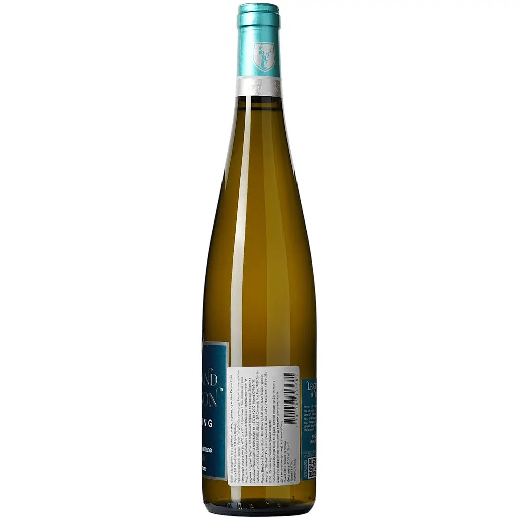 Вино Le Grand Frisson Riesling IGP Pays D'Oc, біле, сухе, 0,75 л - фото 4