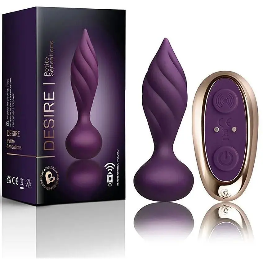 Анальная вибропробка Rocks Off Petite Sensations Desire Purple - фото 3