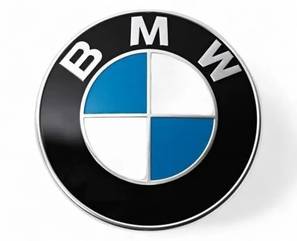 Емблема Bmw біло-синя 73 мм (направляючі) 51148219237 - фото 3