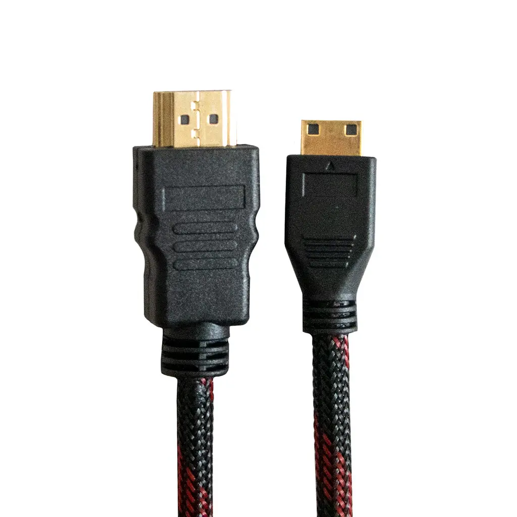 Кабель для монитора HDMI A - mini HDMI C (V1.4) 1.5м мини ашдимиай кабель для телевизора шнур mini HDMI - фото 3