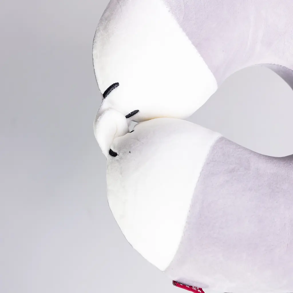 Подушка для шиї Yiwu Kitty U-подібна HP-56-11G сіра з ефектом пам'яті (memory foam) - фото 3