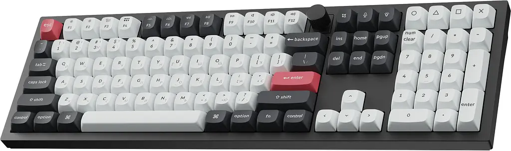 Клавіатура бездротова Keychron Q6 HE Magnetic Switch Black RGB (Q6H-M1-UA) - фото 3