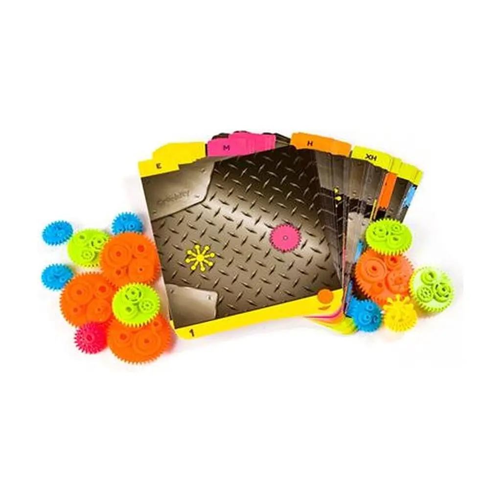 Ігровий набір Fat Brain Toys Різнокольорові шестерінки Crankity (F140ML) - фото 3