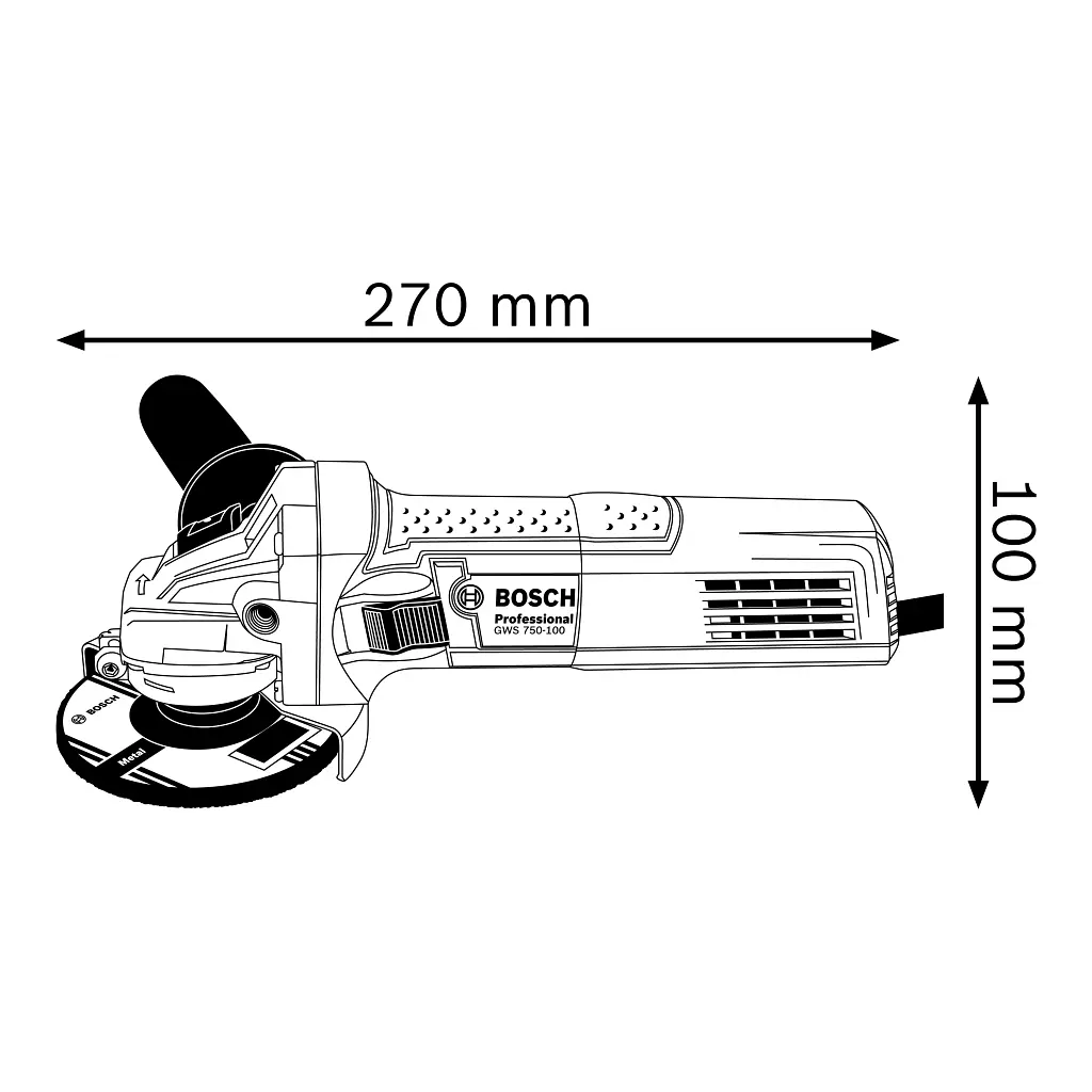 Шліфувальна машина Bosch GWS 750S (0.601.394.121) - фото 6