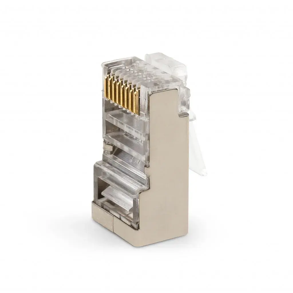 Конектор Vinga RJ-45 FTP 100 шт. (VCPCON8P8CFTP) - фото 2