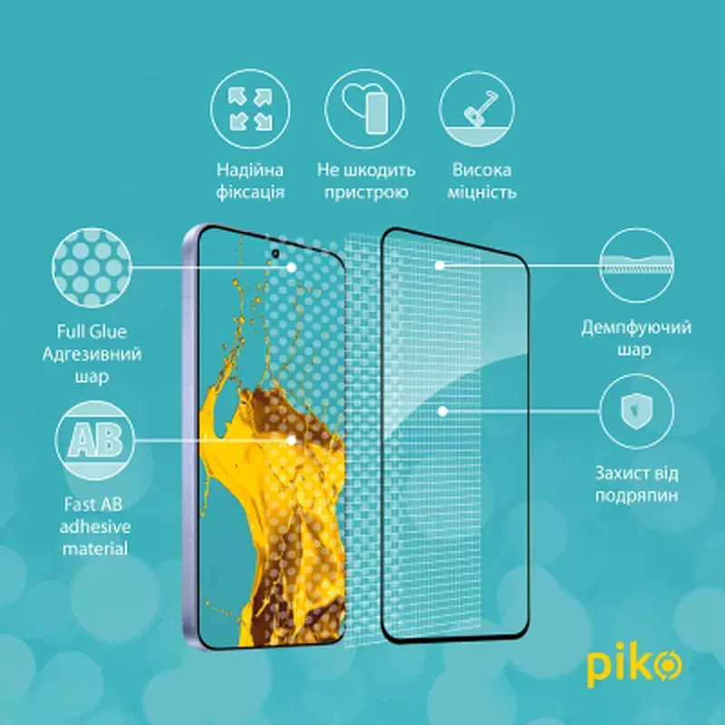 Скло захисне Piko Full Glue Xiaomi 15 Black (1283126607363) - фото 3
